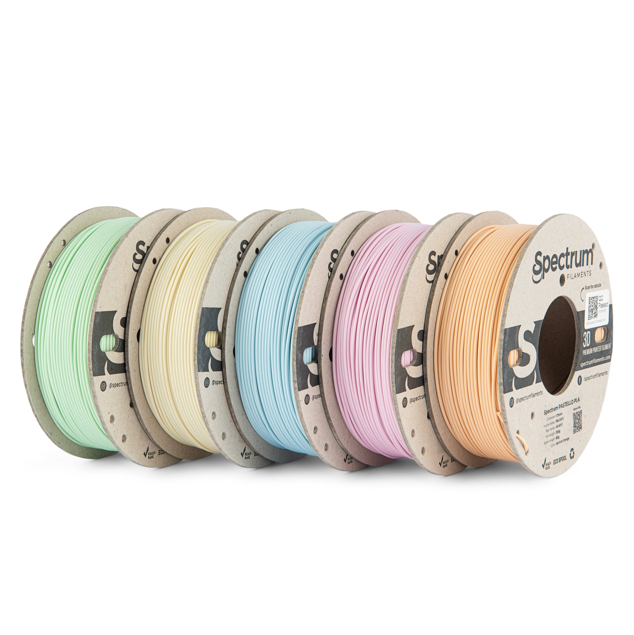 Spectrum 5PACK Pastello PLA 1.75mm (5x 0.25kg)