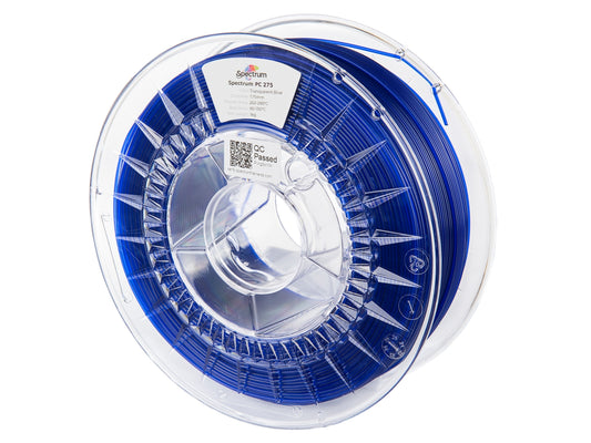 Filament Spectrum PC 275 1.75mm TRANSPARENT BLUE 1kg