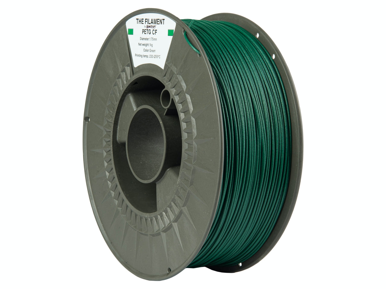 The Filament PETG CF 1.75mm GREEN 1kg
