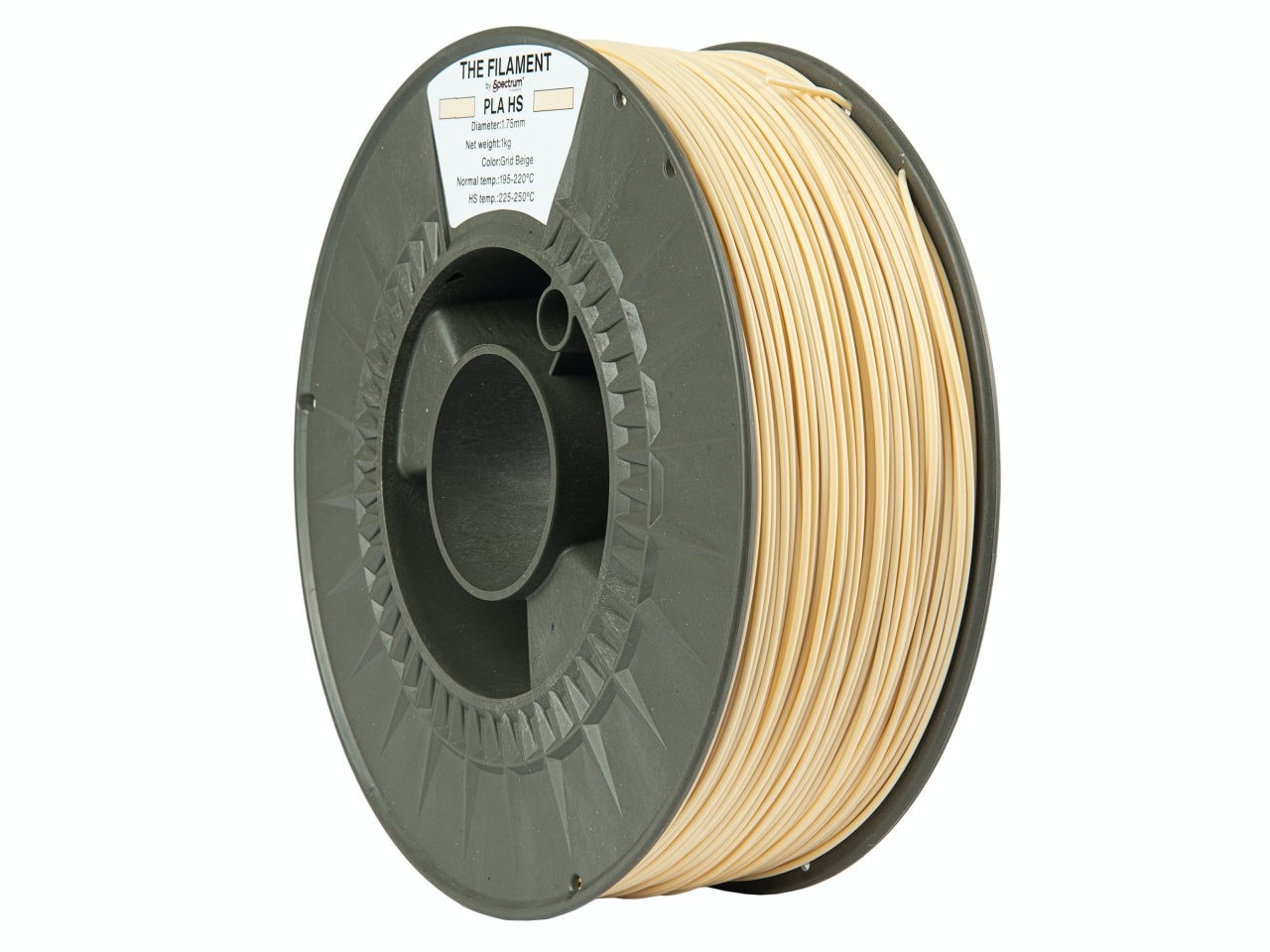 The Filament PLA HS 1.75mm GRID BEIGE 1kg