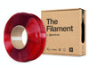 The Filament ReFill PETG 1.75mm TRANSPARENT RED 1kg