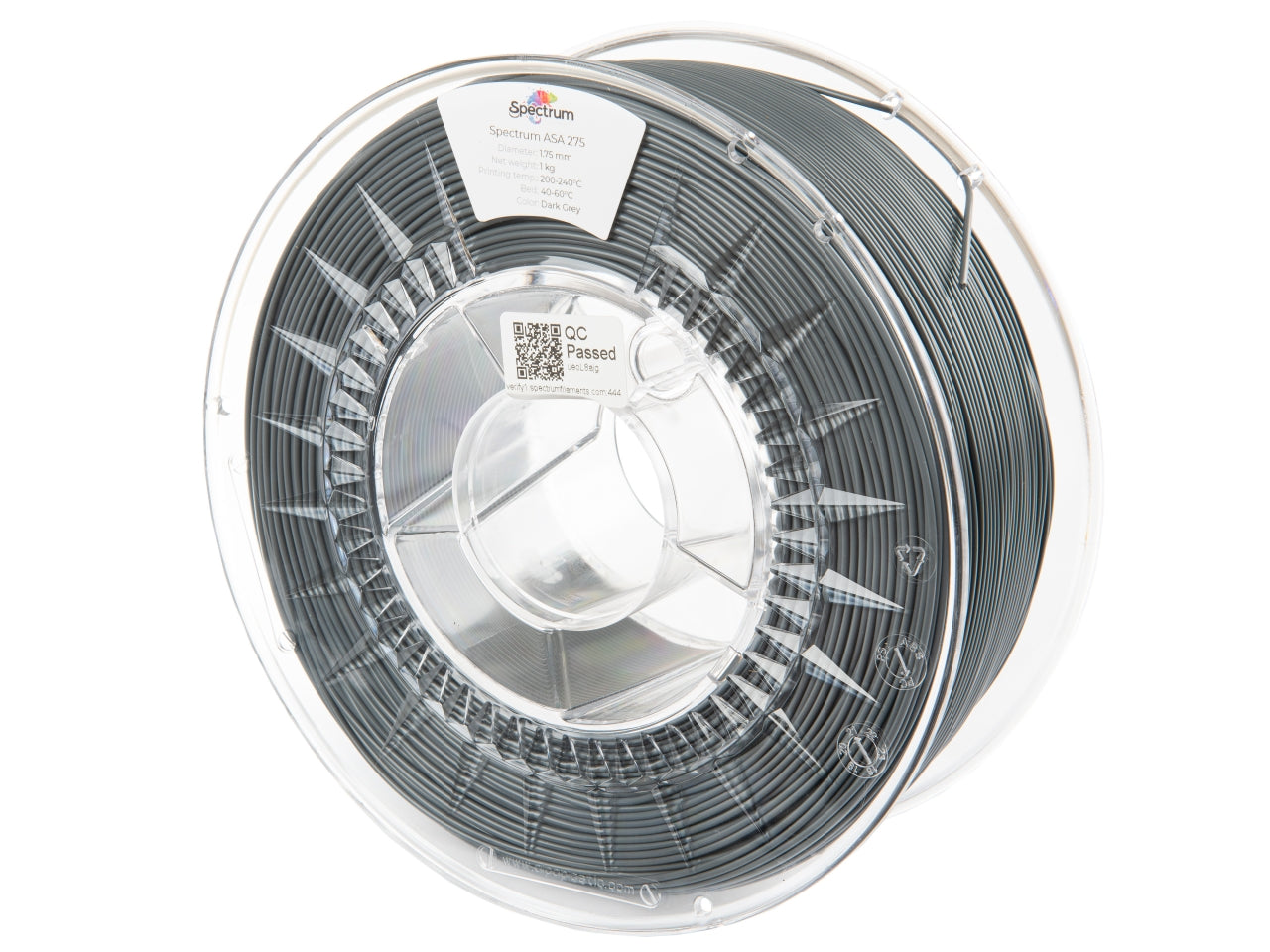 Filament Spectrum ASA 275 1.75mm DARK GREY 1kg