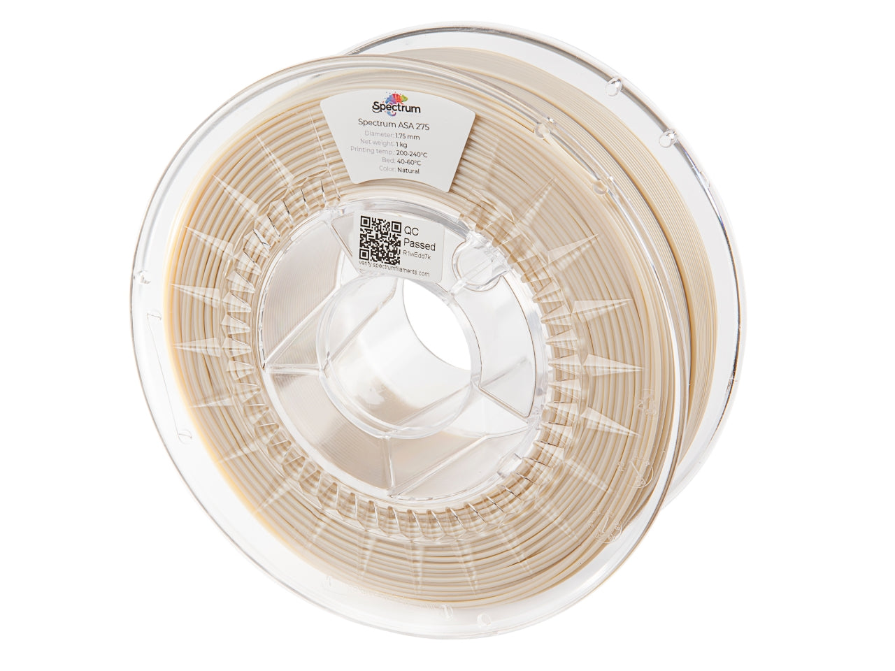 Filament Spectrum ASA 275 1.75mm NATURAL 1kg