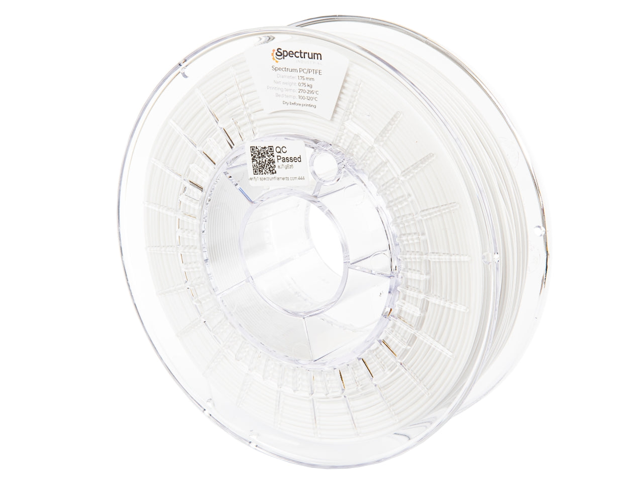 Filament Spectrum PC/PTFE 1.75mm NAT 0.75kg