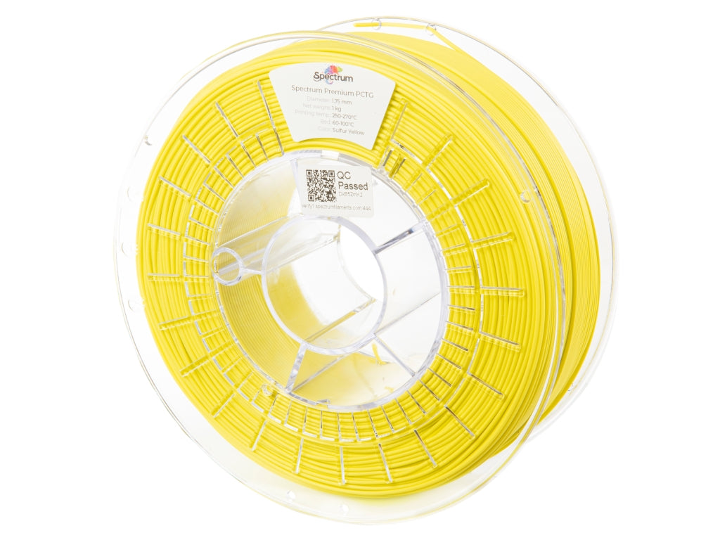 Filament Spectrum PCTG Premium 1.75mm SULFUR YELLOW 1kg
