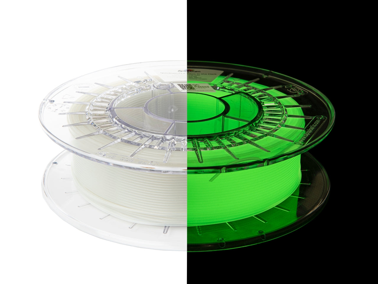 Filament Spectrum PET-G Glow in the Dark 1.75mm YELLOW-GREEN 0.5kg