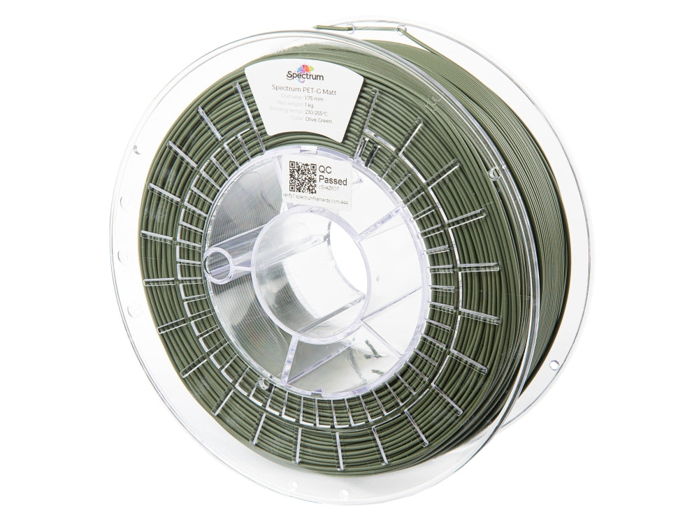 Filament Spectrum PET-G MATT 1.75mm OLIVE GREEN 1kg