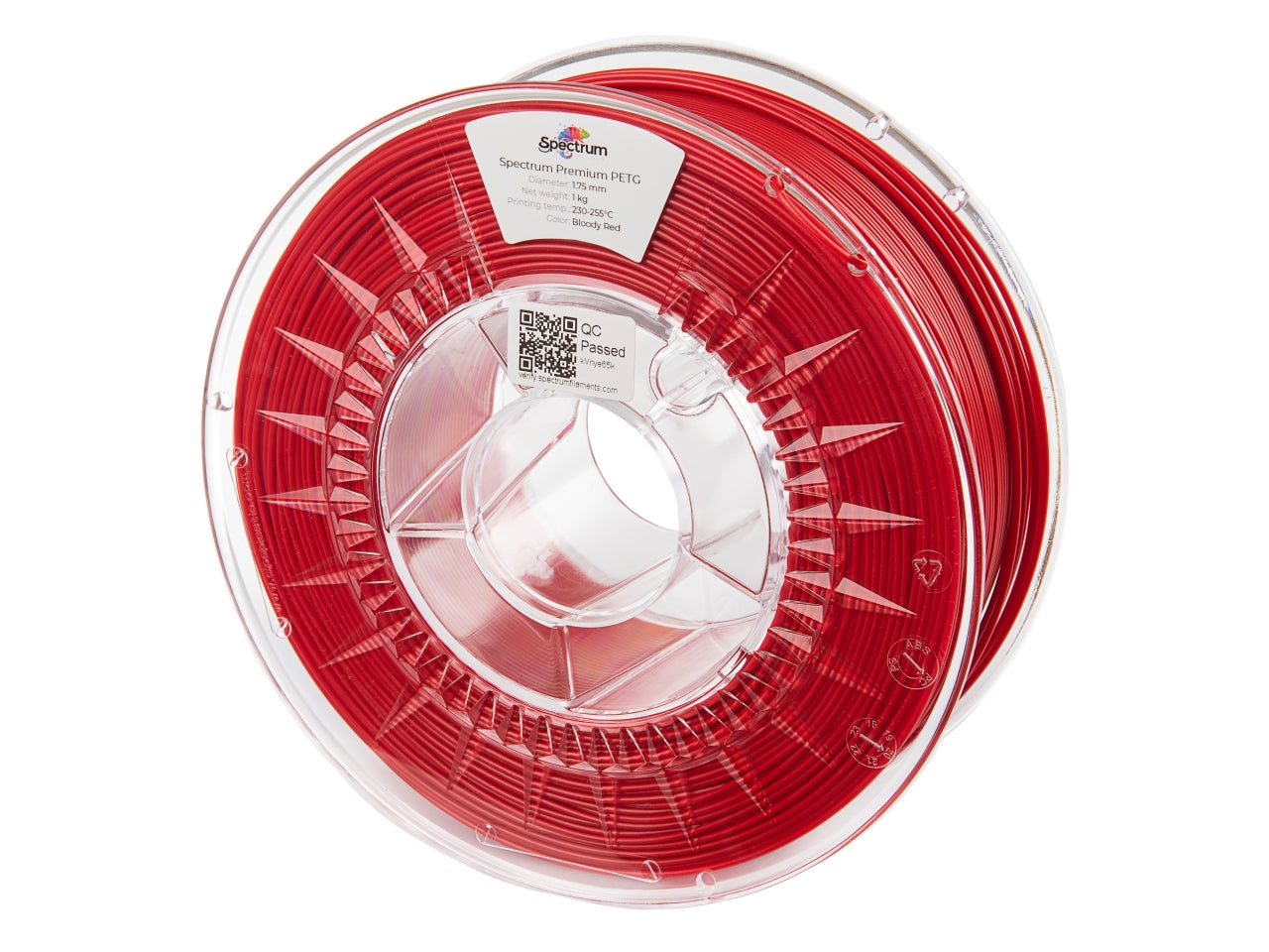 Filament Spectrum PET-G Premium 1.75mm BLOODY RED 1kg