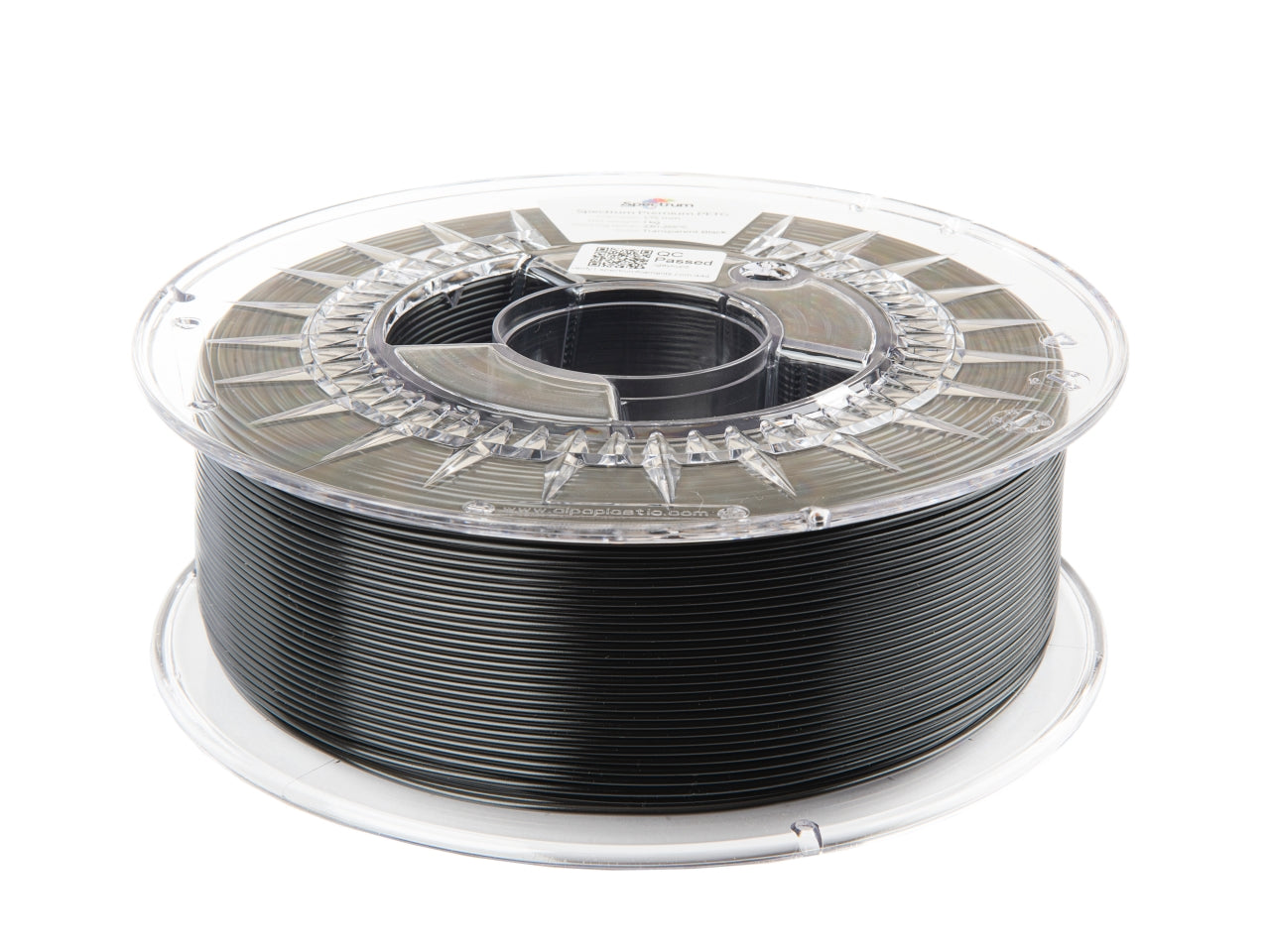 Filament Spectrum PET-G Premium 1.75mm TRANSPARENT BLACK 1kg