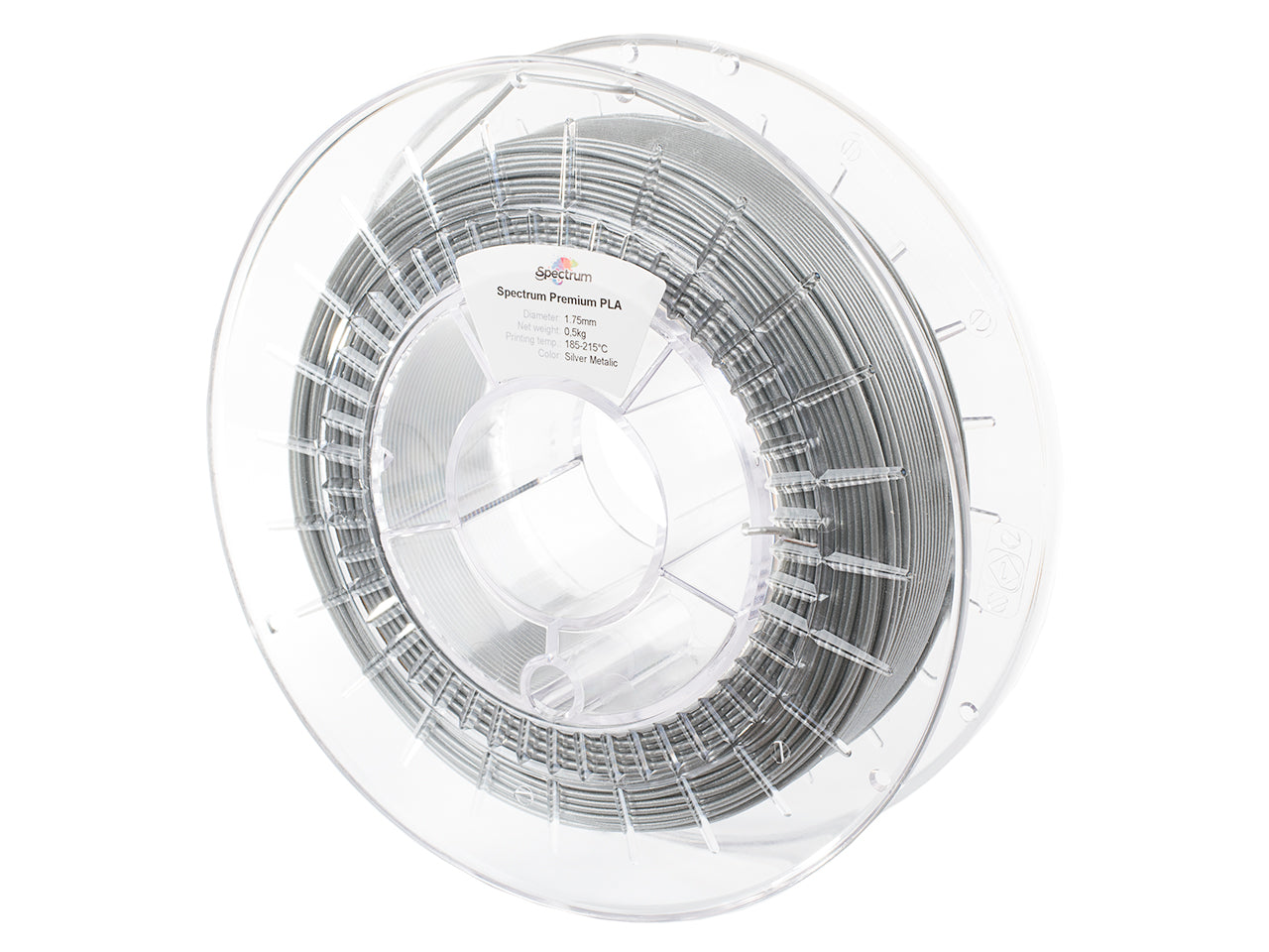 Filament Spectrum PLA Glitter 1.75mm SILVER METALLIC 0.5kg