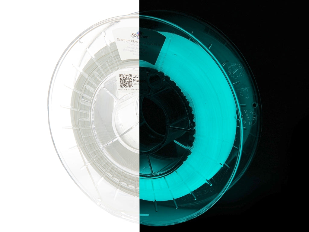 Filament Spectrum PLA Glow in the Dark 1.75mm BLUE 0.5kg