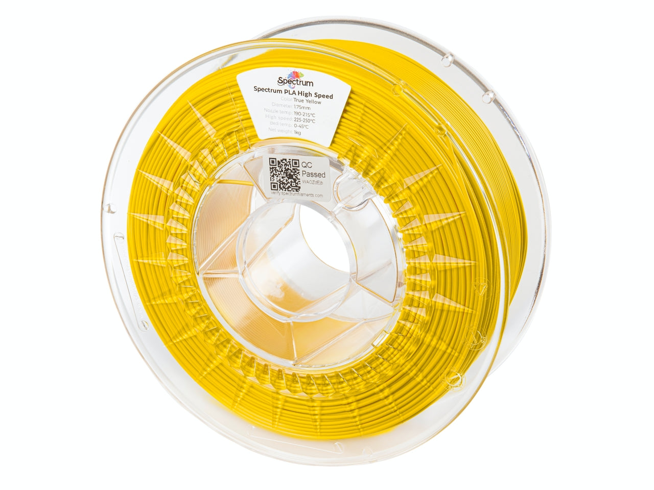 Filament Spectrum Premium PLA High Speed 1.75mm TRUE YELLOW 1kg