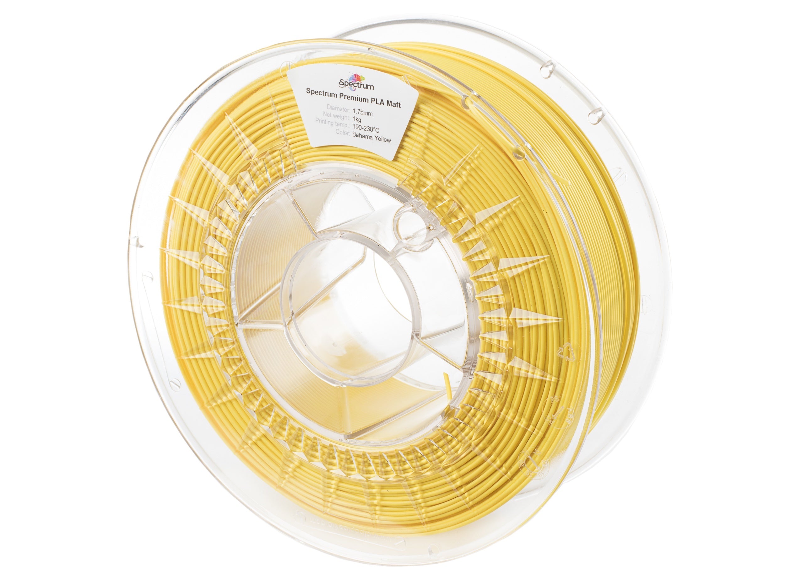 Filament Spectrum PLA MATT 1.75mm BAHAMA YELLOW 1kg