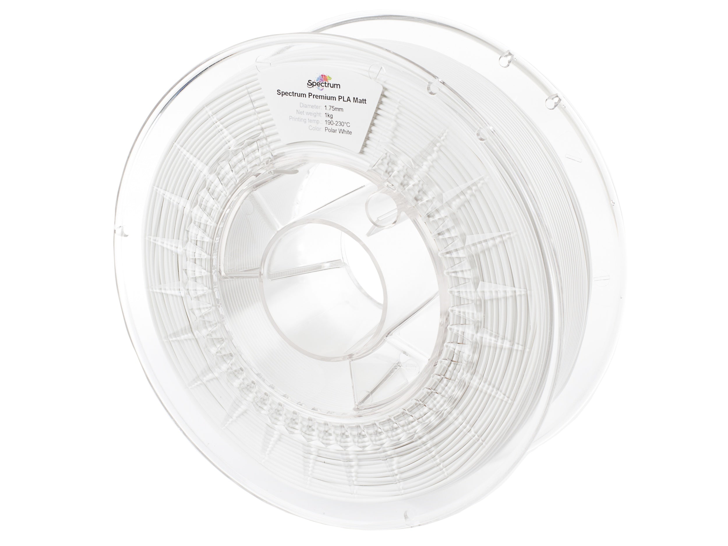 Filament Spectrum PLA MATT 1.75mm POLAR WHITE 1kg