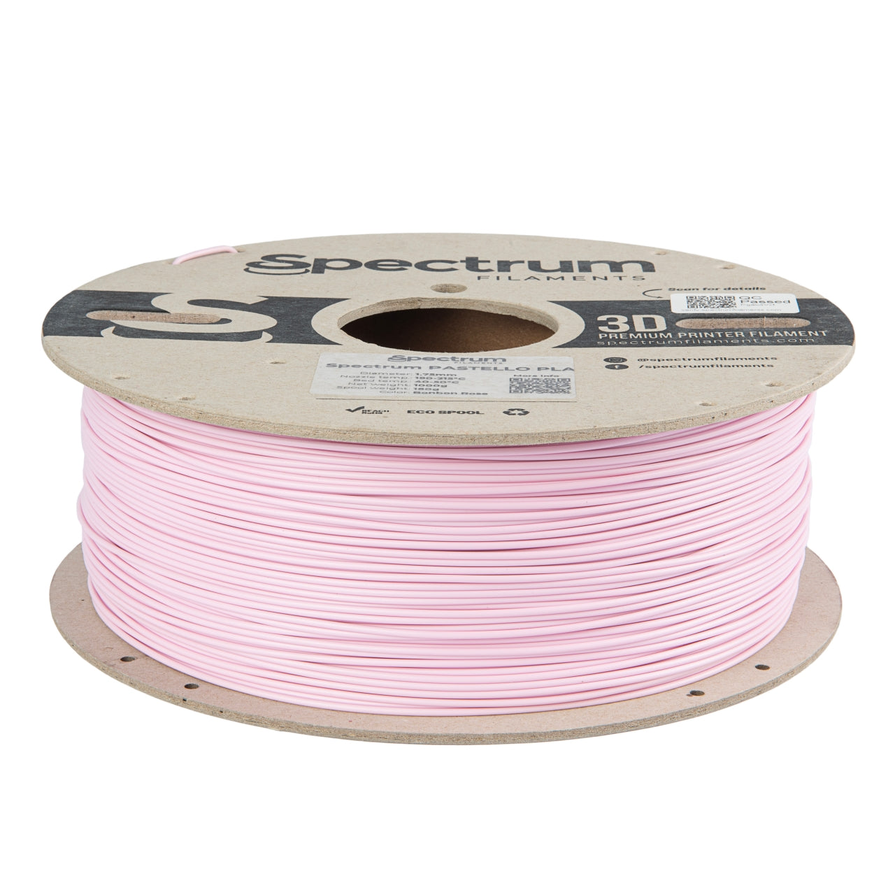 Filament Spectrum Pastello PLA 1.75mm BONBON ROSE 1kg