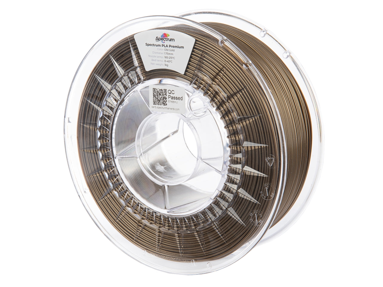 Filament Spectrum PLA Premium 1.75mm OLD GOLD 1kg