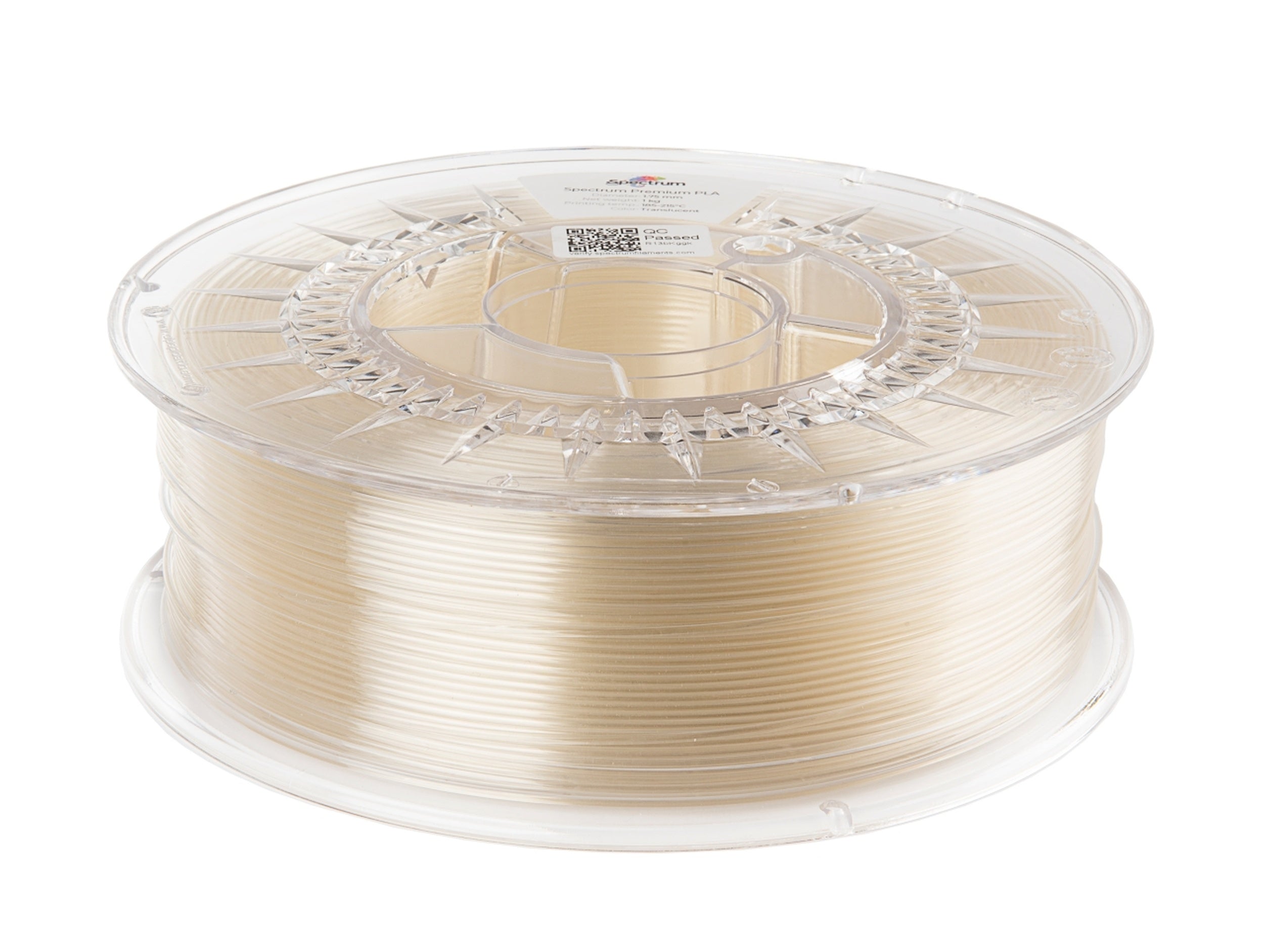 Filament Spectrum PLA Premium 1.75mm TRANSLUCENT 1kg