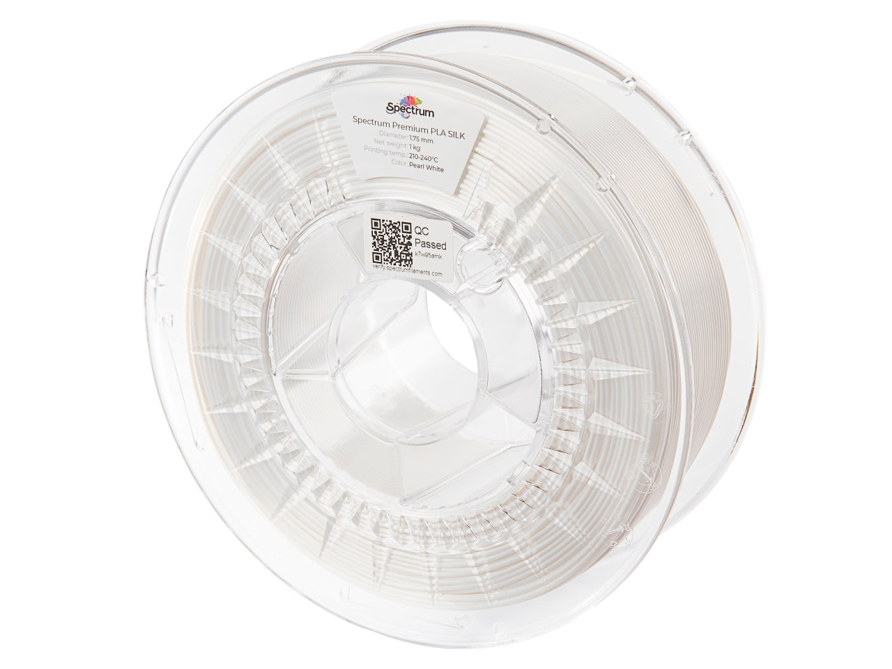 Filament Spectrum PLA SILK 1.75mm PEARL WHITE 1kg