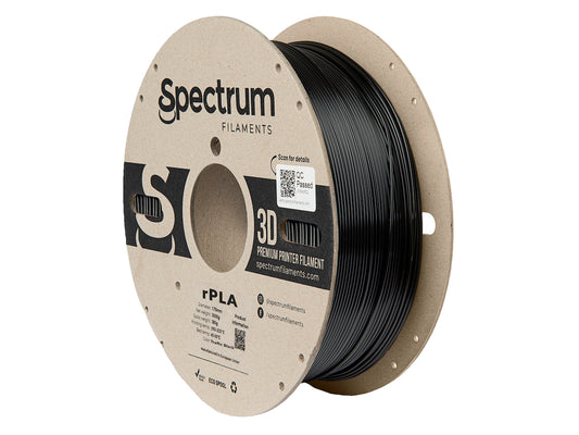 Filament Spectrum r-PLA 1.75mm TRAFFIC BLACK 1kg