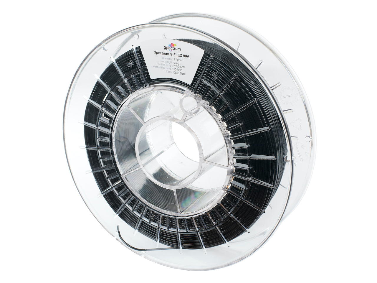 Filament Spectrum S-Flex 98A 1.75mm DEEP BLACK 0.5kg