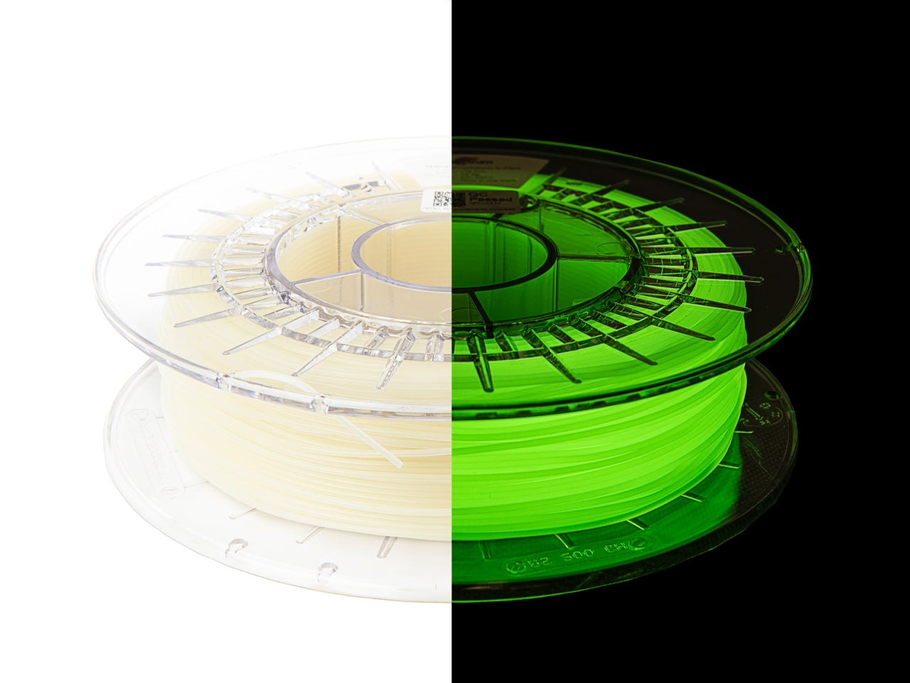 Filament Spectrum S-Flex 98A 1.75mm GLOW IN THE DARK 0.5kg