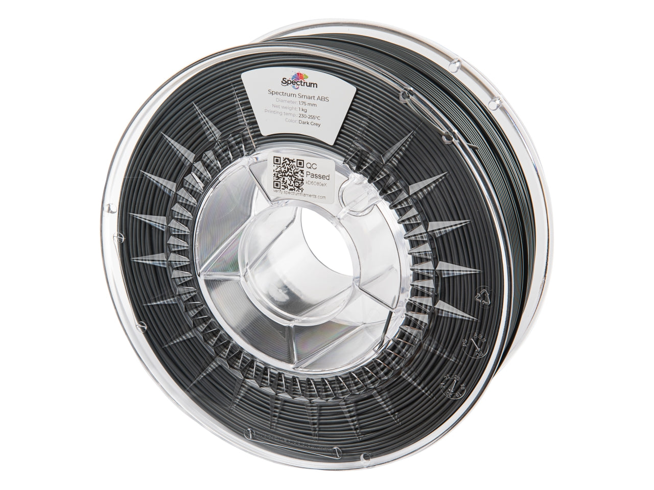 Filament Spectrum smart ABS 1.75mm DARK GREY 1kg