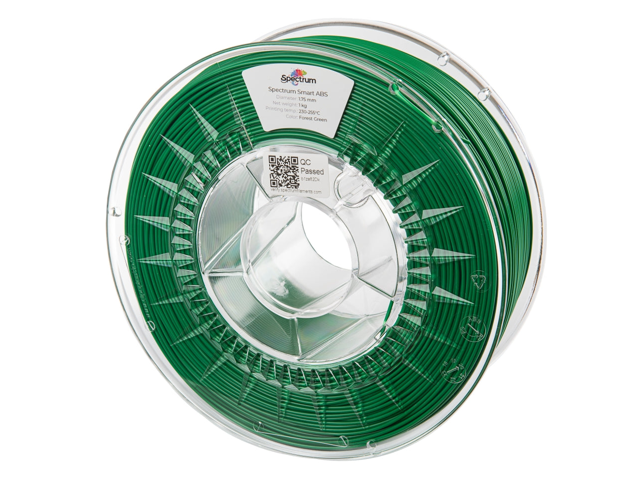 Filament Spectrum smart ABS 1.75mm FOREST GREEN 1kg