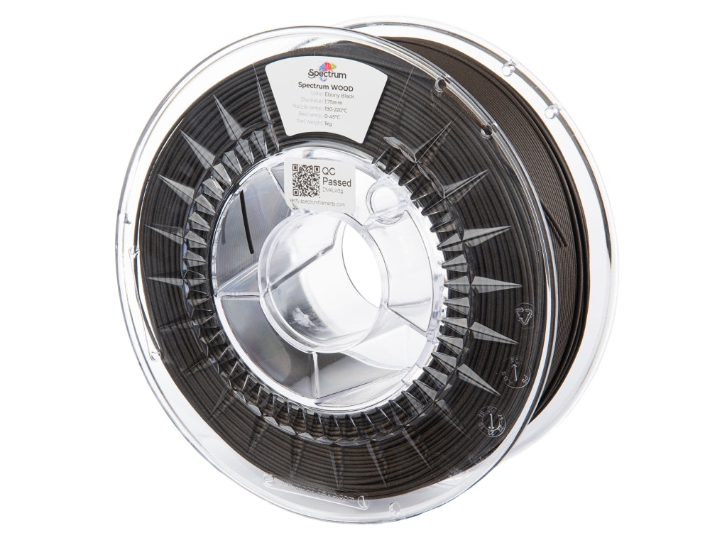 Filament Spectrum WOOD 1.75mm EBONY BLACK 1kg