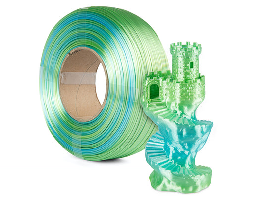 Filament Spectrum ReFill PLA SILK Rainbow 1.75mm OCEAN MELANGE 1kg