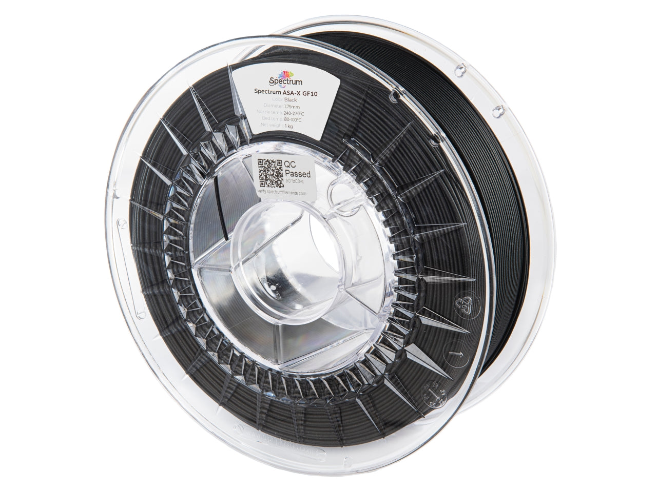 Filament Spectrum ASA-X GF10 1.75mm TRAFFIC BLACK 1kg