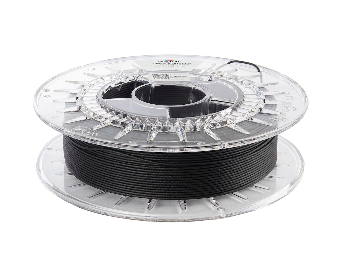Filament Spectrum PA12 CF15 1.75mm CARBON BLACK 0.5kg