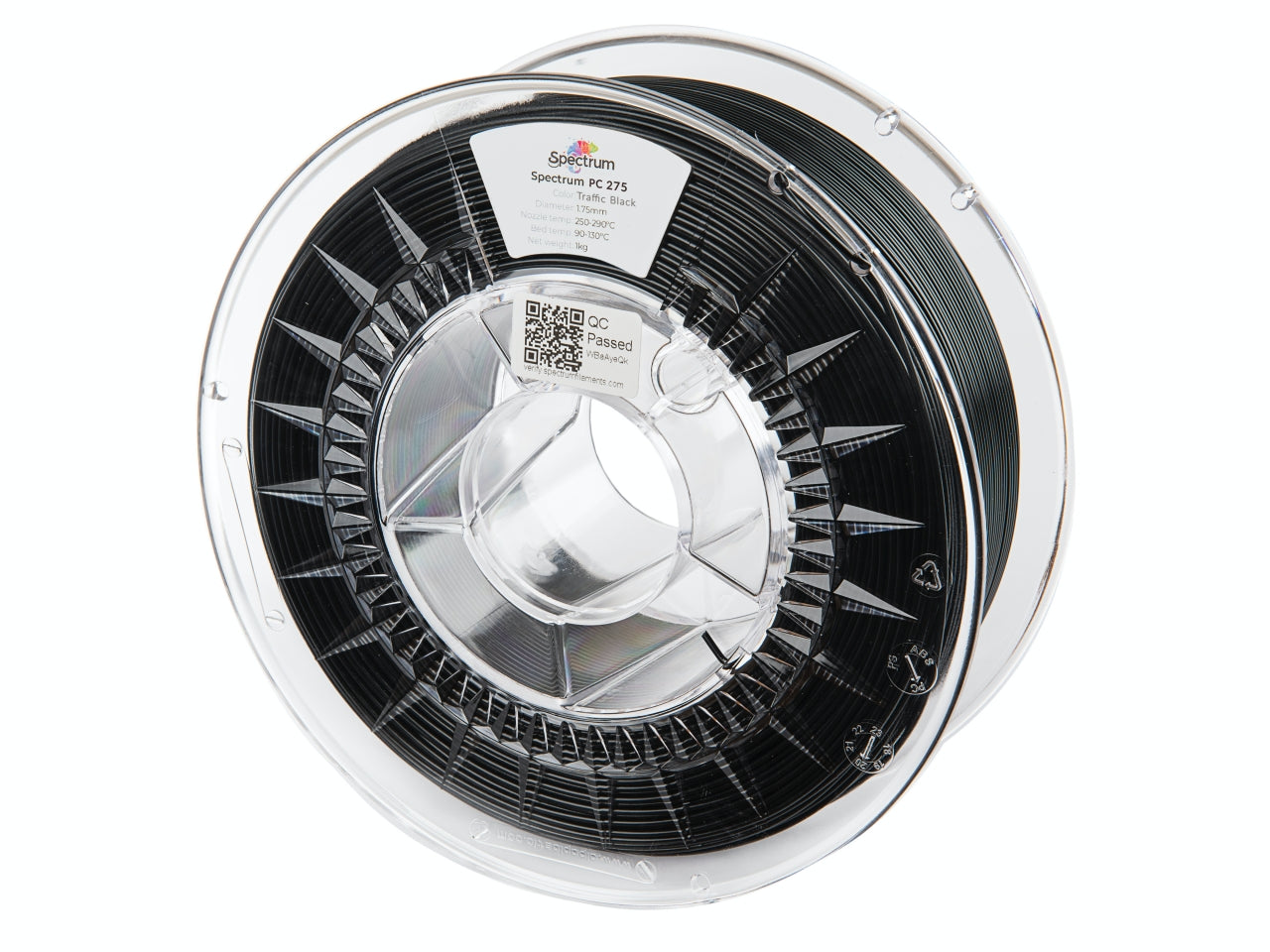 Filament Spectrum PC 275 1.75mm TRAFFIC BLACK 1kg