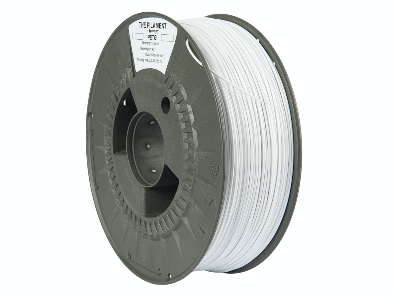 The Filament PETG 1.75mm SNOW WHITE 1kg