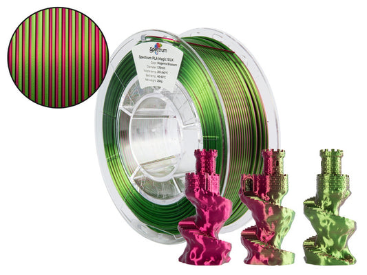 Filament Spectrum PLA Magic SILK 1.75mm MAGENTA BLOSSOM 0.25kg