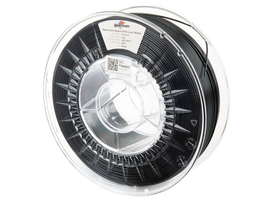 Filament Spectrum Nylon PA6 Low Warp 1.75mm BLACK 1kg