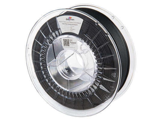 Filament Spectrum Nylon PA6 Low Warp GF30 1.75mm BLACK 1kg