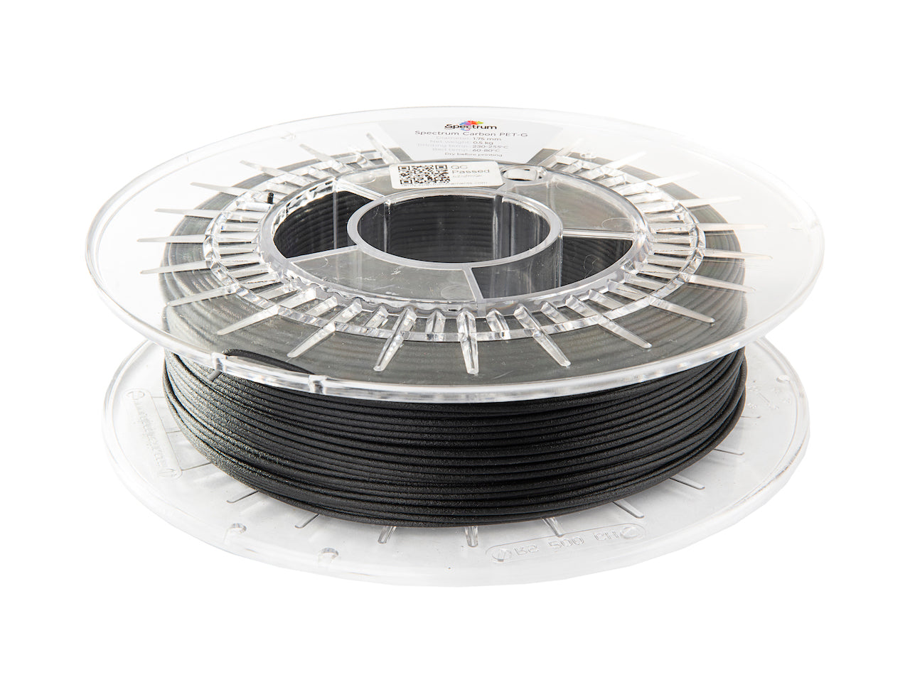 Filament Spectrum PET-G Carbon 1.75mm BLACK 0.5kg