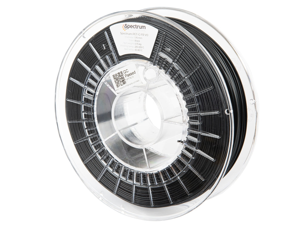 Filament Spectrum Spectrum PET-G FR V0 1.75mm BLACK 0.75kg