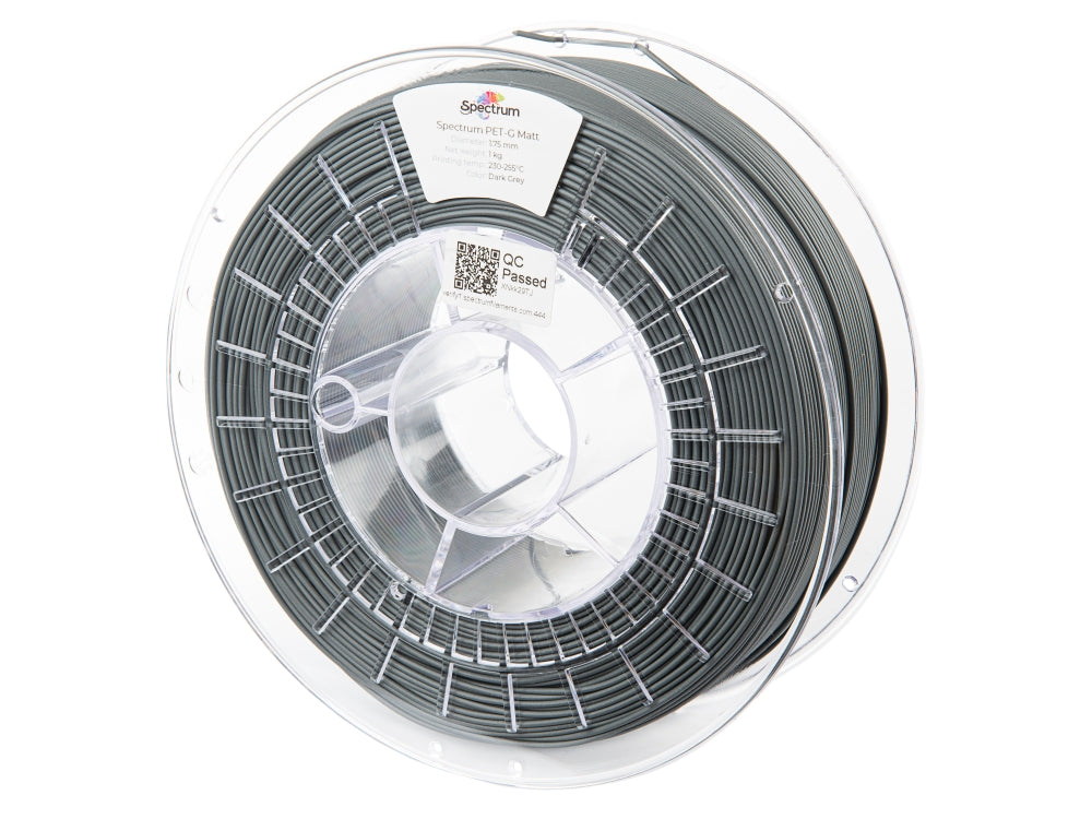 Filament Spectrum PET-G MATT 1.75mm DARK GREY 1kg
