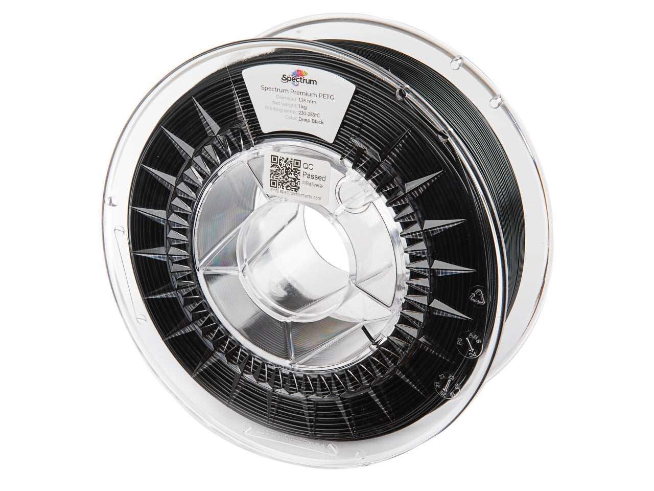 Filament Spectrum PET-G Premium 1.75mm DEEP BLACK 1kg