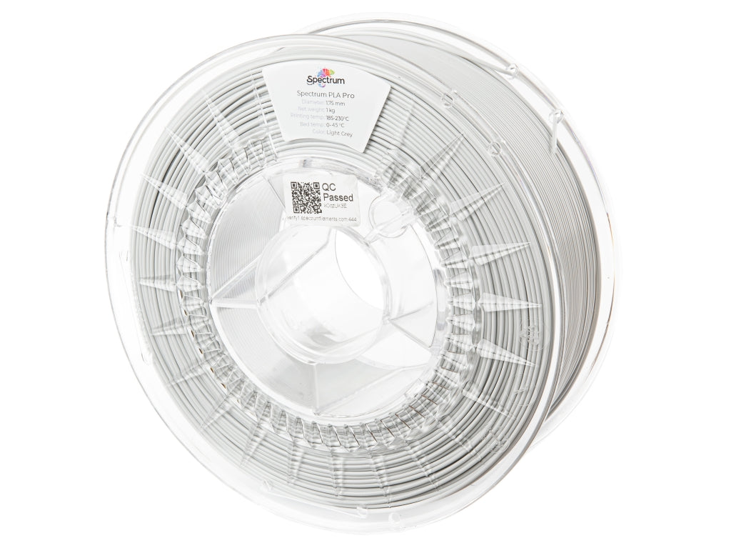 Filament Spectrum PLA Pro 1.75mm LIGHT GREY 1kg